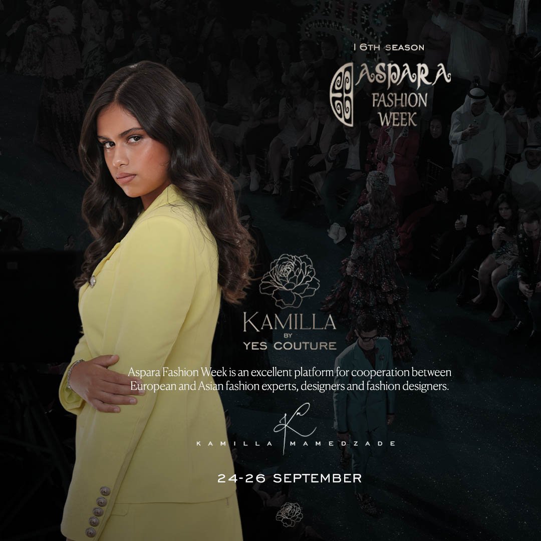 Kamila Mammadzade Brings Elegance to ASPARA Fashion Week with Her Signature Brand